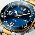 Longines Longines HydroConquest L3.781.3.96.7 , наручные мужские часы фото под углом
