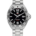 TAG Heuer TAG Heuer Formula 1 WAZ1112.BA0875  WAZ1112.BA0875 кварцевые мужские часы черный циферблат, браслет нержавеющая сталь — вид спереди
