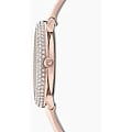 Swarovski Swarovski 5519223,  швейцария женские часы на браслете кожаный боковой вид
