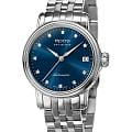 Epos Epos Ladies Diamonds 4390.152.20.86.30  4390.152.20.86.30 механические женские часы синий циферблат, браслет нержавеющая сталь — вид спереди