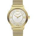 Amalys Amalys Watson AMW-168  AMW-168 кварцевые женские часы белый циферблат, браслет нержавеющая сталь с pvd-покрытием — вид спереди