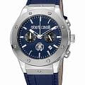 Roberto Cavalli Roberto Cavalli Ottimale RC5G045L0025  RC5G045L0025 кварцевые мужские часы  синий циферблат, браслет кожаный — вид спереди