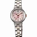 Orient Orient WD02001W (SWD02001W)  SWD02001W  женские часы розовый циферблат, браслет  — вид спереди