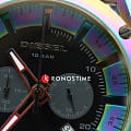 Diesel Diesel Timeframe DZ4547 кварцевые мужские часы часы крупный план черный циферблата