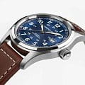 Hamilton Hamilton Khaki Field Auto H70605540 мужские часы синий циферблат на запястье