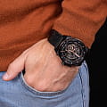 Wainer Wainer Iconic WA.25988-B,  швейцария мужские часы на браслете нержавеющая сталь с pvd-покрытием боковой вид