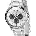 Jacques Lemans Jacques Lemans 1-1542M  1-1542M кварцевые мужские часы белый циферблат, браслет нержавеющая сталь — вид спереди