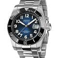 Epos Epos Diver 3504.131.80.36.90  3504.131.80.36.90 механические мужские часы синий циферблат, браслет титановый — вид спереди