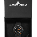 Jacques Lemans Jacques Lemans Hybromatic 1-2109D, hybromatic австрия мужские часы на браслете силикон боковой вид
