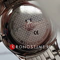 Jacques Lemans Jacques Lemans 1-1862G кварцевые мужские часы часы крупный план черный циферблата