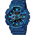 Casio Casio G-Shock GA-110TX-2A GA-110 GA-110TX-2A электронные мужские часы черный циферблат, браслет пластик — вид спереди