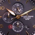 Jacques Lemans Jacques Lemans 1-1844ZJ,  австрия мужские часы на браслете кожаный боковой вид
