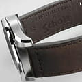 Hamilton Hamilton Khaki Aviation Pilot Schott NYC H64735561, khaki aviation швейцария мужские часы на браслете кожаный боковой вид