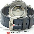 Tissot T1154071704100 наручные мужские часы застежка крупным планом