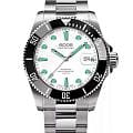 Epos Epos Diver 3504.131.20.10.30  3504.131.20.10.30 механические мужские часы белый циферблат, браслет нержавеющая сталь — вид спереди