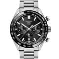 TAG Heuer TAG Heuer Carrera CBN2A1B.BA0643  CBN2A1B.BA0643 механические мужские часы  черный циферблат, браслет нержавеющая сталь — вид спереди