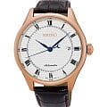 Seiko Seiko Conceptual Series Dress SRP772K1  SRP772K1 механические мужские часы белый циферблат, браслет кожаный — вид спереди