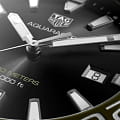 TAG Heuer TAG Heuer Aquaracer WAY101L.FC8222 кварцевые мужские часы часы, крупный план зеленый циферблат
