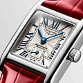 Longines Longines DolceVita L5.200.4.71.5 кварцевые женские часы часы крупный план серебристый циферблата