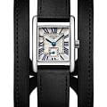 Longines Longines Mini DolceVita L5.200.4.71.4  L52004714 кварцевые женские часы бежевый циферблат, браслет кожаный — вид спереди