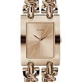 Guess GUESS W1117L3  W1117L3 кварцевые женские часы золотой циферблат, браслет сталь с ip покрытием — вид спереди