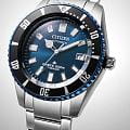 Citizen Citizen Promaster NB6026-56L механические мужские часы часы крупный план синий циферблата