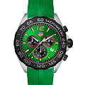 TAG Heuer TAG Heuer Formula 1 CAZ101AP.FT8056  CAZ101AP.FT8056 кварцевые мужские часы  зеленый циферблат, браслет каучук — вид спереди