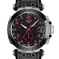 Tissot Tissot T-Race Marc Marquez 2020 Limited Edition T115.417.27.057.01 T Race T1154172705701 кварцевые мужские часы  черный циферблат, браслет каучук — вид спереди