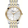 Salvatore Ferragamo Salvatore Ferragamo SFDF00418  SFDF00418 кварцевые женские часы  серебристый циферблат, браслет сталь с ip покрытием — вид спереди