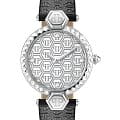 Philipp Plein Philipp Plein Plein Couture PWEAA0121  PWEAA0121 кварцевые женские часы белый циферблат, браслет кожаный — вид спереди