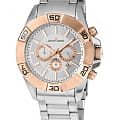 Jacques Lemans Jacques Lemans Liverpool 1-1808G  1-1808G кварцевые мужские часы серебристый циферблат, браслет нержавеющая сталь — вид спереди