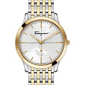 Salvatore Ferragamo Salvatore Ferragamo SFDE00418  SFDE00418 кварцевые мужские часы  серебристый циферблат, браслет нержавеющая сталь — вид спереди