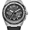 Citizen Citizen Promaster JY8149-05E  JY8149-05E кварцевые мужские часы черный циферблат, браслет кожаный — вид спереди