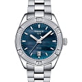 Tissot Tissot PR 100 Sport Chic T101.910.11.121.00 PR 100 Sport Chic T1019101112100 кварцевые женские часы перламутровый циферблат, браслет нержавеющая сталь — вид спереди