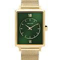 Amalys Amalys Hepburn AMW-036  AMW-036 кварцевые женские часы зеленый циферблат, браслет нержавеющая сталь с pvd-покрытием — вид спереди