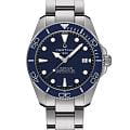 Certina Certina DS Action C048.407.44.041.00 DS Action C0484074404100 механические мужские часы синий циферблат, браслет титановый — вид спереди