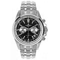 Jacques Lemans Jacques Lemans 1-1830D  1-1830D кварцевые мужские часы черный циферблат, браслет нержавеющая сталь — вид спереди