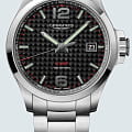 Longines Longines Conquest V.H.P. L3.726.4.66.6 , наручные мужские часы фото под углом