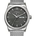 L'Duchen L'Duchen Tradition D253.11.21 M  D 253.11.21 M механические мужские часы серый циферблат, браслет нержавеющая сталь — вид спереди