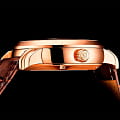 Stuhrling Stuhrling Celestial Timekeeper 1017.04  американские мужские часы на браслете кожаный боковой вид