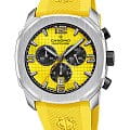 Candino Candino Gents Sport C4774/1  C4774/1 кварцевые мужские часы желтый циферблат, браслет каучук — вид спереди