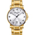 Certina Certina DS Caimano C017.410.33.032.00 DS Caimano C0174103303200 кварцевые мужские часы серебристый циферблат, браслет сталь c pvd покрытием — вид спереди