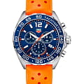 TAG Heuer TAG Heuer Formula 1 Chronograph CAZ1014.FT8028  CAZ1014.FT8028 кварцевые мужские часы  синий циферблат, браслет резина — вид спереди