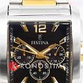 Festina Festina On The Square F20637/4,  испания мужские часы на браслете сталь c pvd покрытием боковой вид