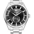 Wainer Wainer Classic WA.17000-A  WA.17000-A кварцевые мужские часы черный циферблат, браслет нержавеющая сталь — вид спереди