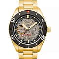 Spinnaker Spinnaker Croft SP-5095-44  SP-5095-44 механические мужские часы серый циферблат, браслет нержавеющая сталь с pvd-покрытием — вид спереди
