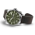Hamilton Hamilton Khaki Aviation Pilot Schott NYC H64735561  - задняя крышка сталь корпуса, швейцария часы