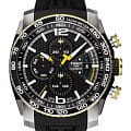 Tissot Tissot PRS 516 Extreme Automatic Chronograph T079.427.27.057.01 PRS 516 T0794272705701 механические мужские часы  черный циферблат, браслет карбон + полимер — вид спереди