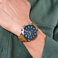 Timberland Timberland Henniker TDWGF0028702,  сша мужские часы на браслете кожаный боковой вид
