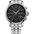 Hugo Boss Hugo Boss Jet HB1513383  HB1513383 кварцевые мужские часы черный циферблат, браслет нержавеющая сталь — вид спереди